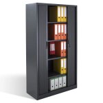 Axess industries armoire haute  rideaux coulissants - hauteur 1800 mm