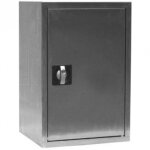 Axess industries armoire murale en inox dim. ext. lxpxh 600 x 435 x 1040 mm