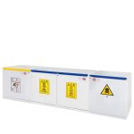 Axess industries armoire de scurit sous paillasse pour produits chimiques dim. ext. lxpxh. . .