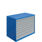 Axess industries armoire  tiroirs ats - hauteur 1000 mm larg. 1300 mm nbre de tiroirs 5 . . .