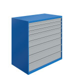 Axess industries armoire � tiroirs ats - hauteur 1200 mm larg. 1300 mm nbre de tiroirs 6 . . .