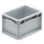 Axess industries bac europe 200 x 150 plein ecoline haut. ext. 120 mm coloris gris