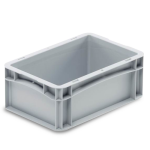 Axess industries bac europe 300 x 200 plein ecoline haut. ext. 120 mm coloris gris