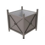 Axess industries bac à fleurs en acier matière bac intérieur tôle galvanisée pommeaux city Axess industries bac à fleurs en acier matière bac intérieur tôle galvanisée pommeaux city