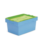 Axess industries bac navette 600 x 400 avec couvercle - eco - bicolore haut. ext. 315 mm . . .