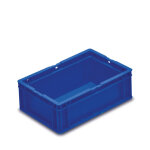 Axess industries bac plastique plein norme galia 300 x 200 coloris bleu roi
