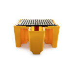 Axess industries bac de r�tention plastique 1100l avec distributeur - 1 ibc