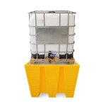Axess industries bac de r�tention plastique 1100l empilable - 1 ibc mod�le premium