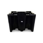 Axess industries bac de r�tention plastique 1120l - 1 ibc caillebotis sans coloris noir