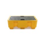 Axess industries bac de rtention plastique 250l - 2 fts coloris palette jaune