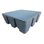 Axess industries bac de r�tention plastique 475l empilable - 4 f�ts mod�le �conomique . . .