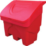 Axess industries bac � sel avec passage de fourches volume 130 l coloris rouge . . .