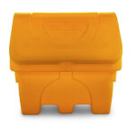 Axess industries bac � sel avec passage de fourches volume 200 l coloris jaune . . .