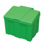 Axess industries bac � sel avec passage de fourches volume 130 l coloris vert . . .