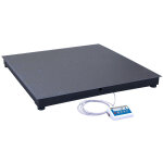 Axess industries balance au sol 4 capteurs en acier dim. plateau lxp 1000 x 1000 mm . . .