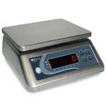 Axess industries balance de table tout inox � double affichage ip67 capacit� 6 kg