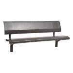 Axess industries banc et banquette d'ext�rieur m�tallique type banc dim. banc lxlxh 1800 x. . .