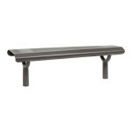 Axess industries banc et banquette d'extrieur mtallique type banquette dim. banc lxlxh. . .