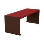 Axess industries banc et banquette moderne en bois type banquette long. 1200 mm