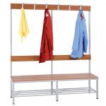 Axess industries banc penderie simple face long. 1600 mm porte - sac sup. non