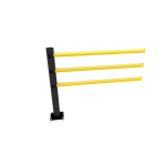Axess industries barri�re pi�tonne � m�moire de forme modulable mod�le extension � angle de. . .
