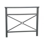 Axess industries barri�re de ville design mod�le simple croix dim. ext. lxh 1000 x 1080 mm