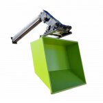 Axess industries bennes pour chariot télescopique volume 675 l Axess industries bennes pour chariot télescopique volume 675 l