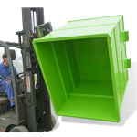 Axess industries bennes pour chariot � t�te rotative volume 500 l