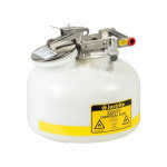 Axess industries bidon  dchets de scurit en plastique capacit 8 l raccord plastique