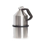 Axess industries bidon de transport en acier inoxydable avec bouchon � vis capacit� 5 l