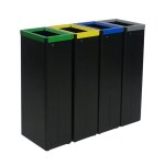 Axess industries bornes de tri s�lectif 42l