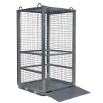 Axess industries box de stockage grillag� pour bouteilles de gaz