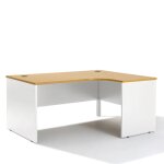 Axess industries bureau d'angle pitement plein dim. plateau lxp 1600 x 800 mm angle. . .