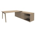Axess industries bureau design pour manager - avec ou sans console mod�le bureau sur console. . .
