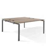 Axess industries bureau open space 2 personnes dim. plateau par poste lxp 1600 x 800 mm . . .