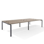 Axess industries bureau open space 4 personnes dim. plateau par poste lxp 1600 x 800 mm . . .