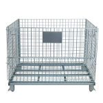 Axess industries caisse palette m�tallique grillag�e avec patins 1000 x 800 x 840 mm