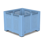 Axess industries caisse palette plastique ajour�e renforc�e gd volume 1200 x 1200 pi�tement. . .