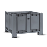 Axess industries caisse palette plastique pleine 1200 x 1000 pitement 4 roues piv. . . .