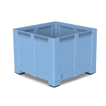 Axess industries caisse palette plastique pleine renforc�e gd volume 1200 x 1200 pieds . . .