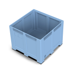 Axess industries caisse palette plastique pleine renforc�e gd volume 1200 x 1200 pi�tement 3. . .