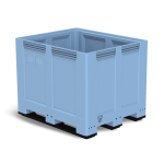 Axess industries caisse palette plastique pleine renforc�e haute 1200 x 1000 pi�tement 3. . .