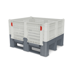 Axess industries caisse palette plastique pliable ajoure haute rsistance 1200 x 1000