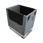 Axess industries caisse palette plastique pliable roulante 800 x 600