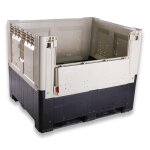Axess industries caisse palette plastique pliable smartbox grande hauteur  trappe d'accs. . .