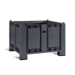 Axess industries caisse palette plastique recycl 1200 x 800 pitement 4 pieds