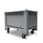 Axess industries caisse palette plastique verrouillable 1000 x 700 pitement 4 roues piv. . . .