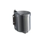 Axess industries cendrier mural d'intrieur et d'extrieur volume 0, 5 l matire inox bross