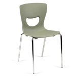 Axess industries chaises coque polypropyl�ne coloris taupe