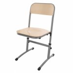 Axess industries chaise scolaire rglable en bois htre